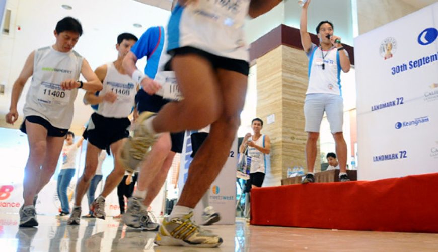 Stair Climbing Race to the top of Vietnam Tallest Building