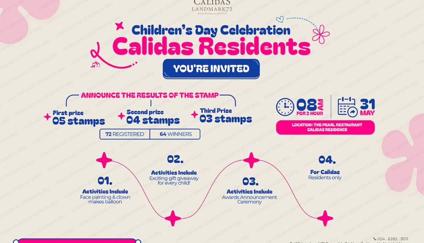 HAPPY CHILDREN’S DAY 1/6 – A FUN-FILLED CELEBRATION RIGHT AT OUR CALIDAS RESIDENCE